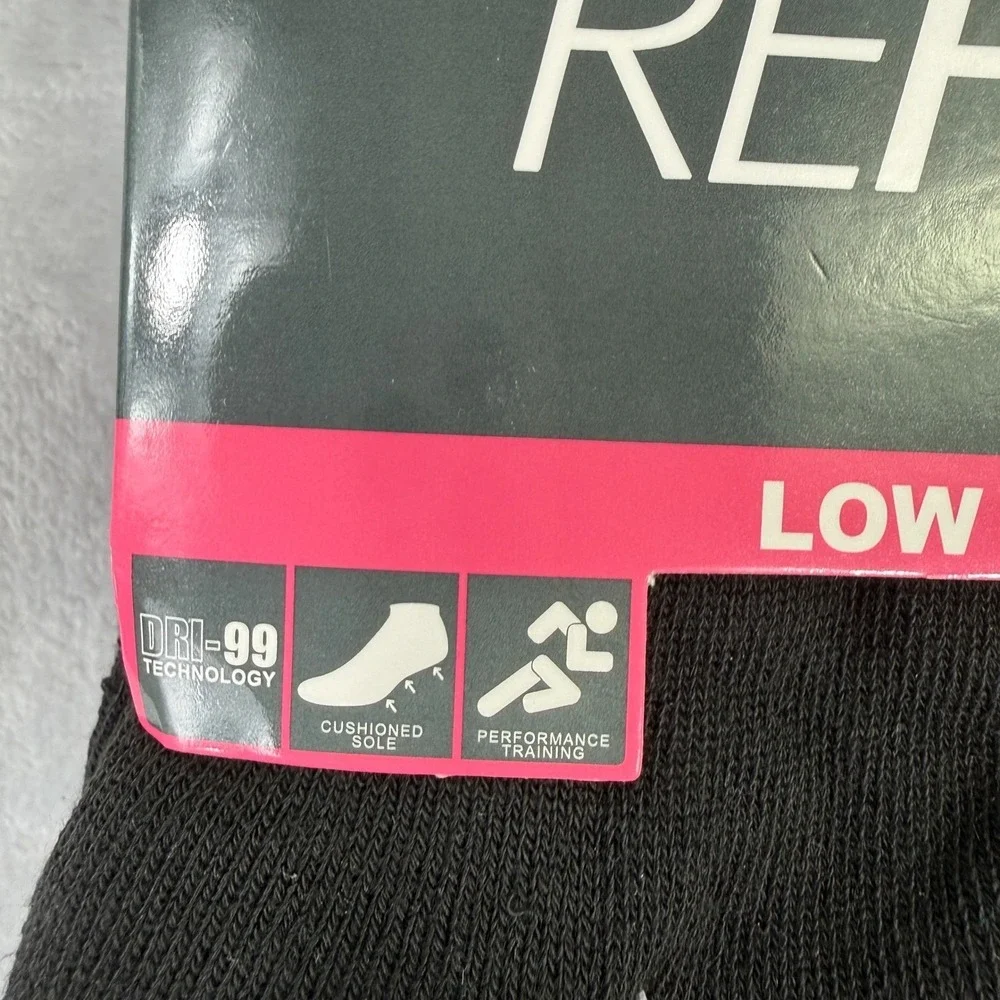 Reflex Tech Womens Low Cut Athletic Socks 6 Pairs Cushioned Moisture Wicking